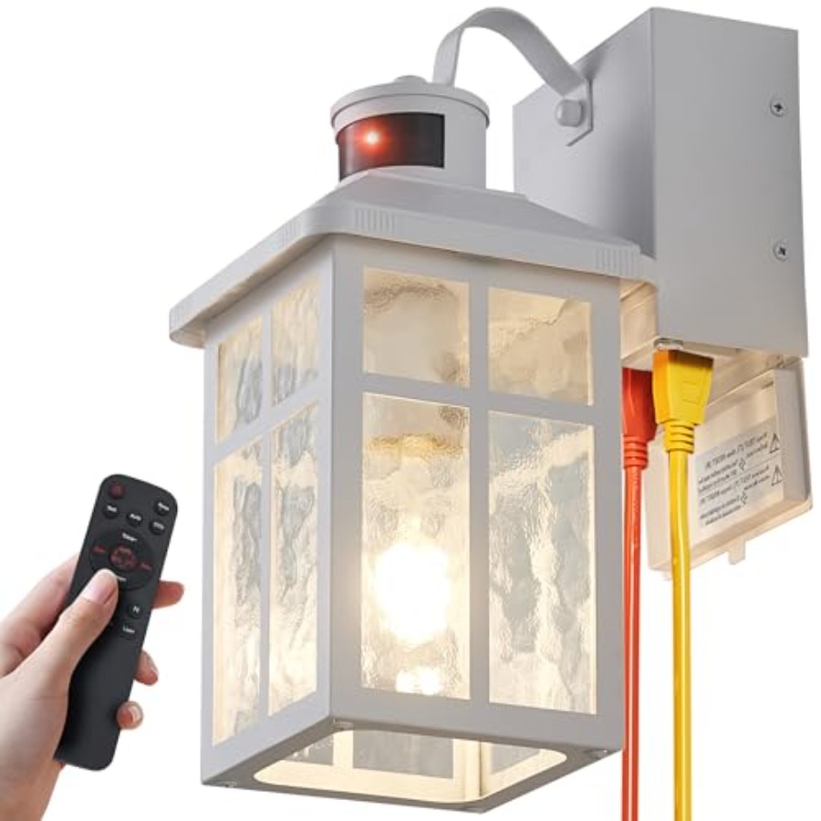 Outdoor Lighting No Outlet - Lampa na werandę z gniazdem i