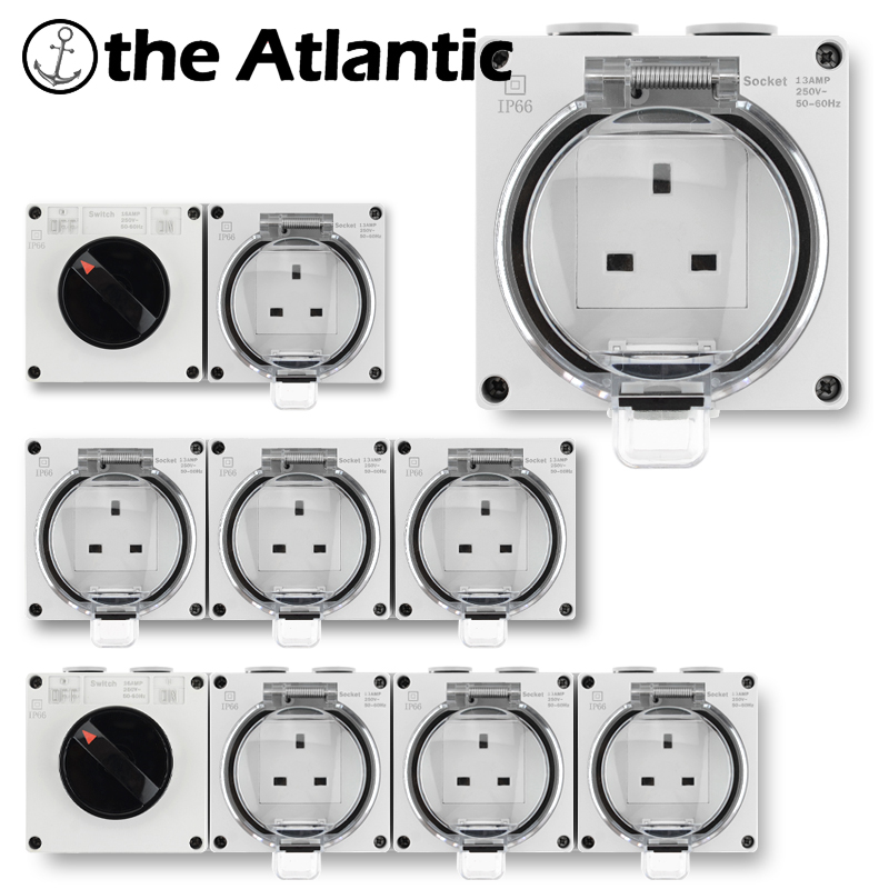 Outdoor Lighting No Outlet - Standardowe gniazdo UK wtyczka ogrodowa IP66