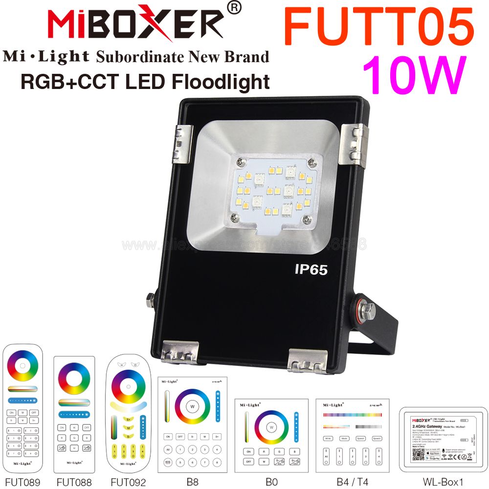 Outdoor Lighting Zigbee - MiBoxer FUTT05 Outdoor Smart LED FloodLight