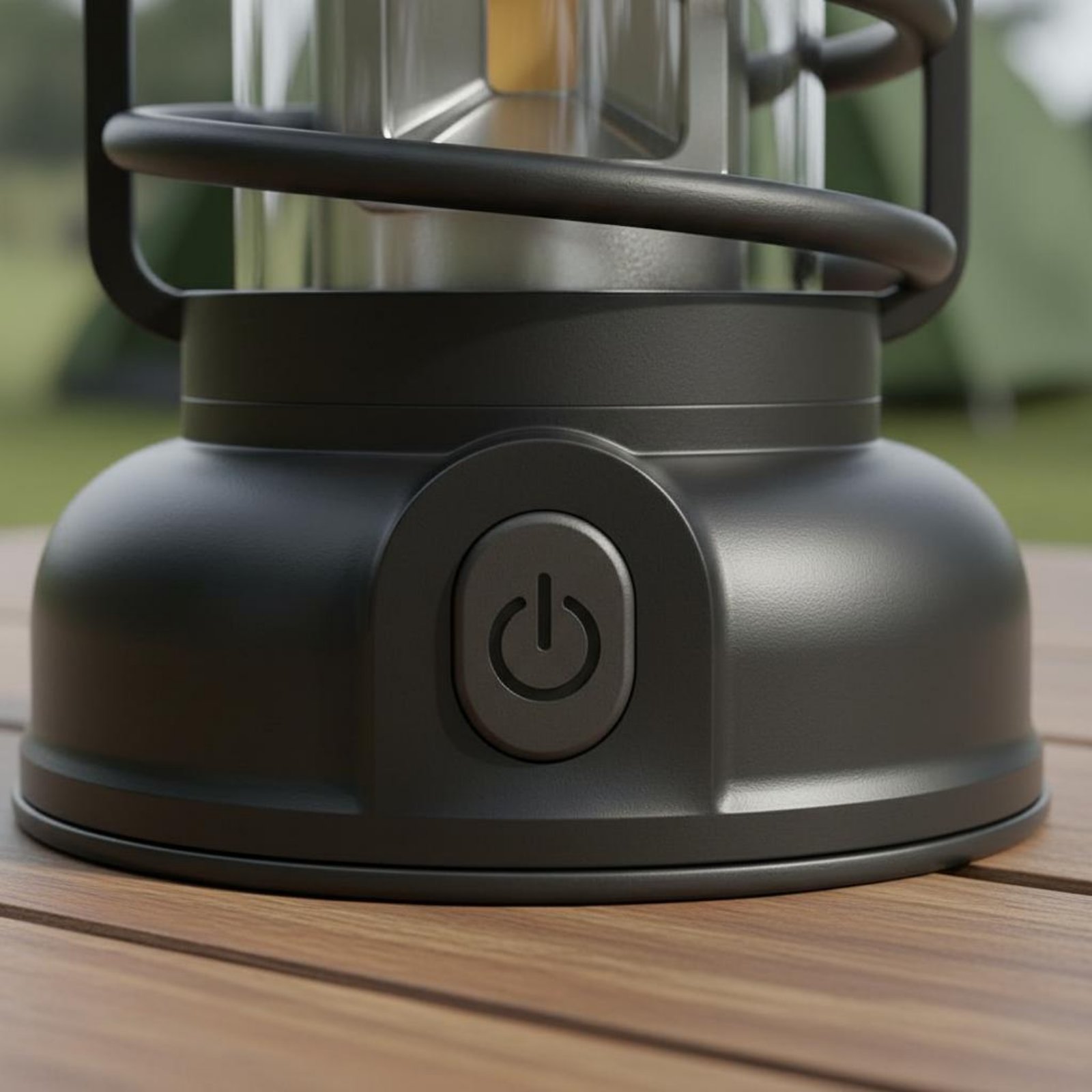 Outdoor Lighting Battery - Retro Lampa Kempingowa z Dwoma Zasilaniami,