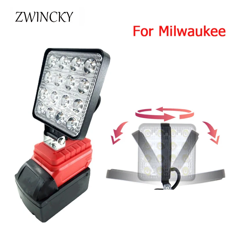 Outdoor Lighting Milwaukee - ZWINCKY przenośna lampa LED do Milwaukee