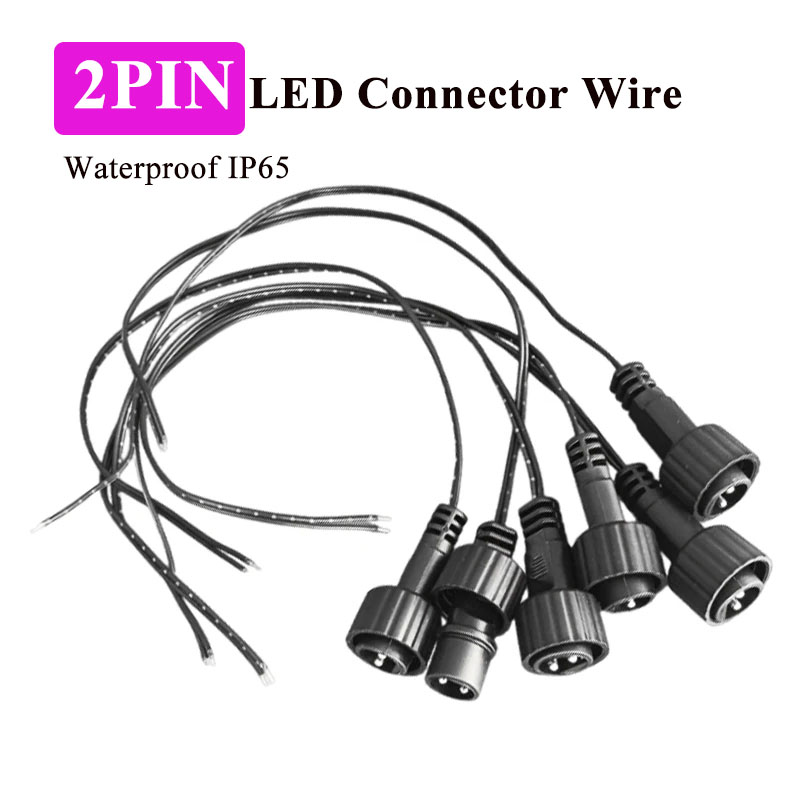 Outdoor Lighting Extension Cord - Zewnętrzne złącze LED 2-pinowe z kablem