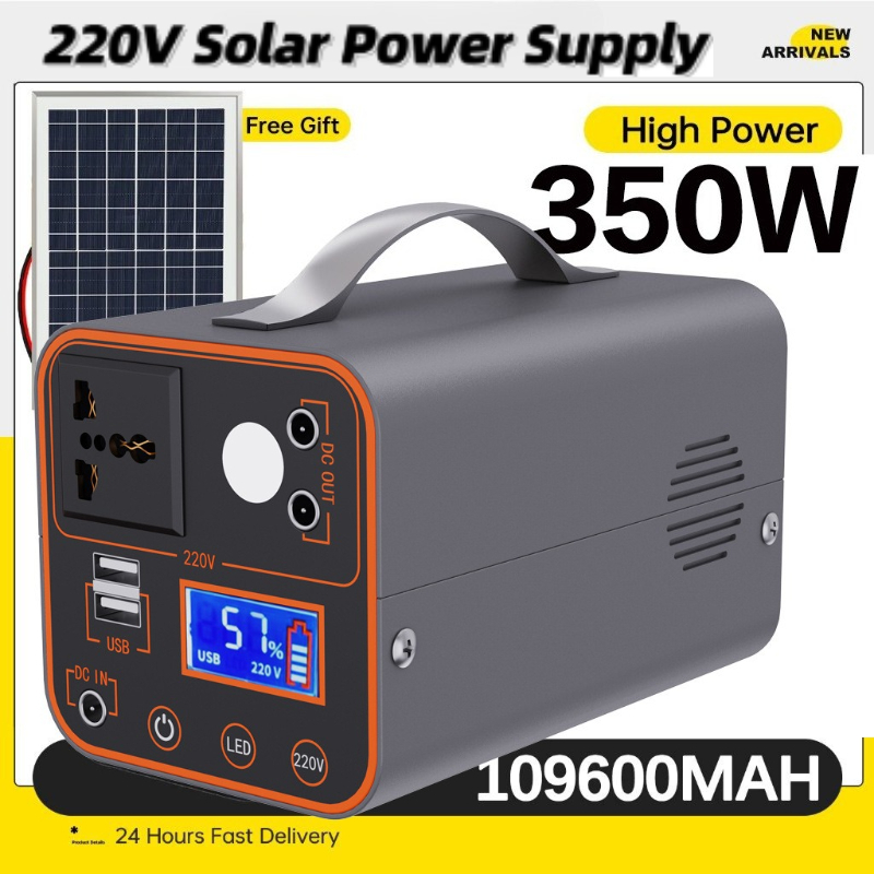 Outdoor Lighting No Outlet - Przenośna stacja zasilania 350W 220V z