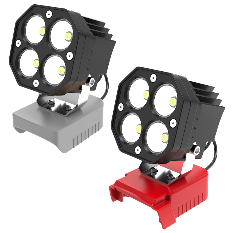 Outdoor Lighting Milwaukee - Przenośny bezprzewodowy reflektor budowlany LED do