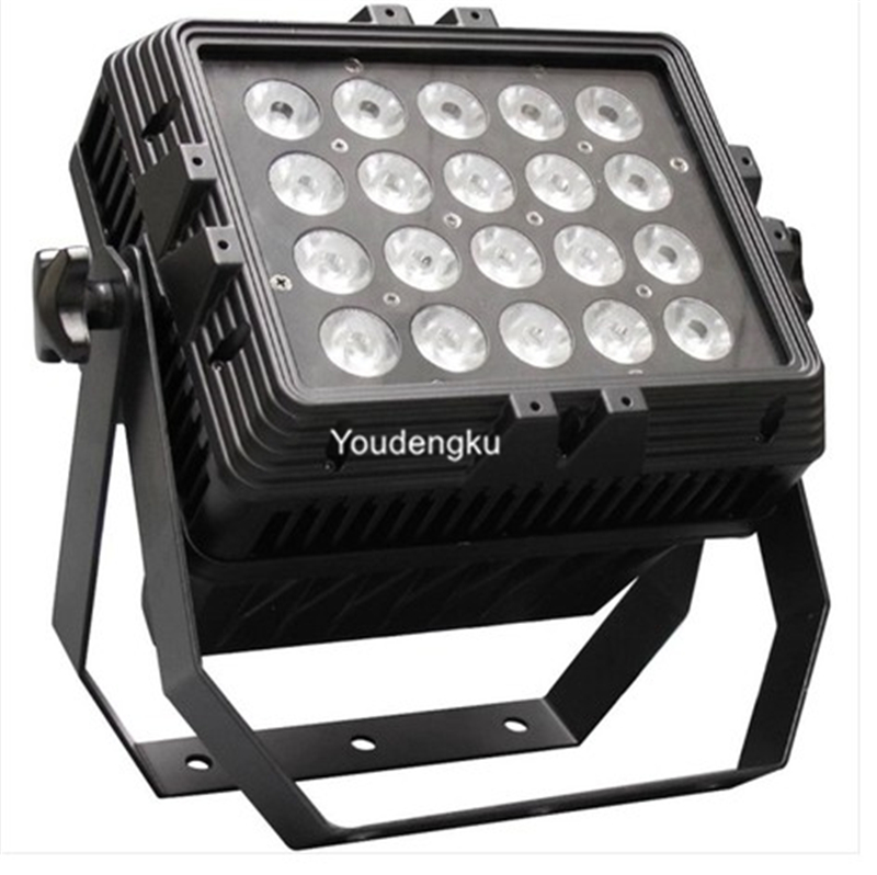 Outdoor Lighting Options - 4 sztuki 5w1 rgbwa wodoodpornych reflektorów