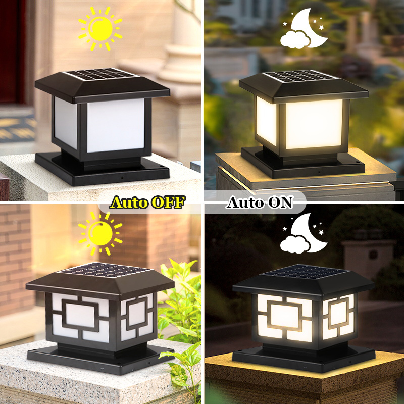 LED Solarne Lampy na Słupy Ogr – Post Cap Light recenzja i cena
