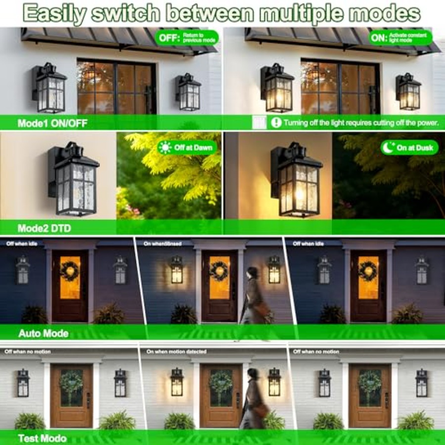 Lampa na werandę z gniazdem i  – Outdoor Lighting No Outlet recenzja i cena