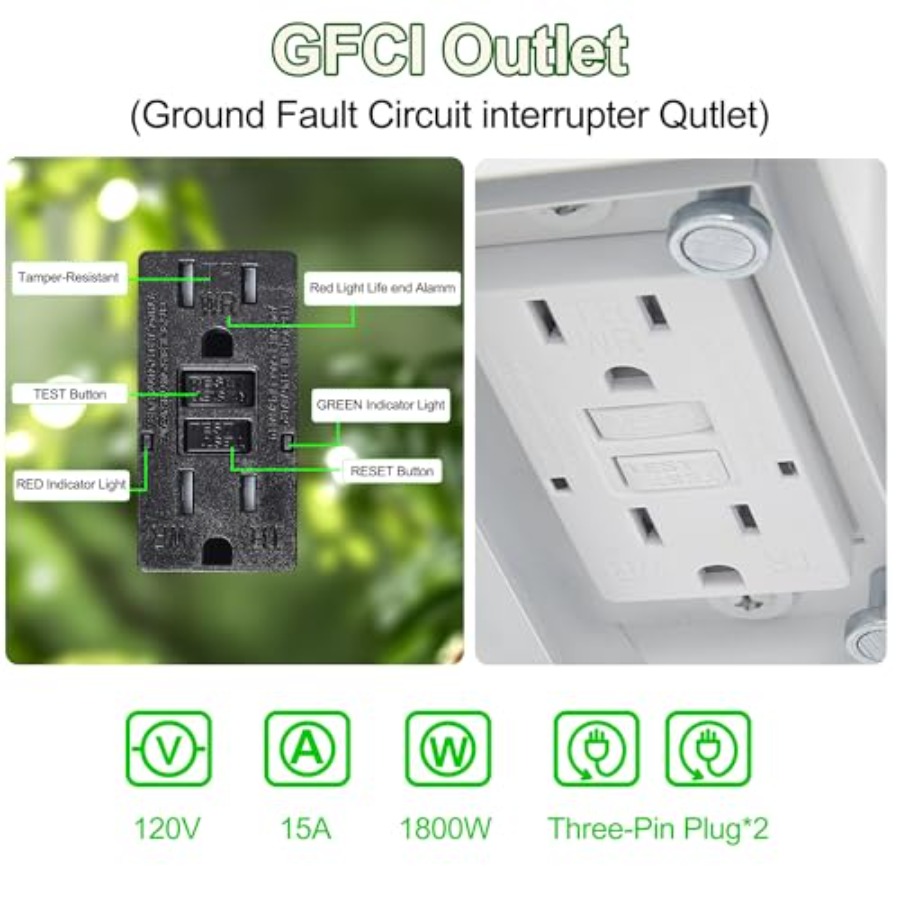 Lampa na werandę z gniazdem i  – Outdoor Lighting No Outlet recenzja i cena