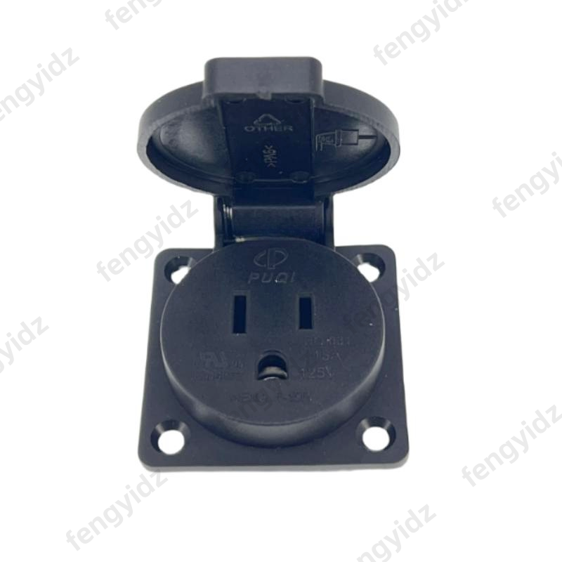Czarny 125V 15A 20A IP44 CE am – Outdoor Lighting No Outlet recenzja i cena
