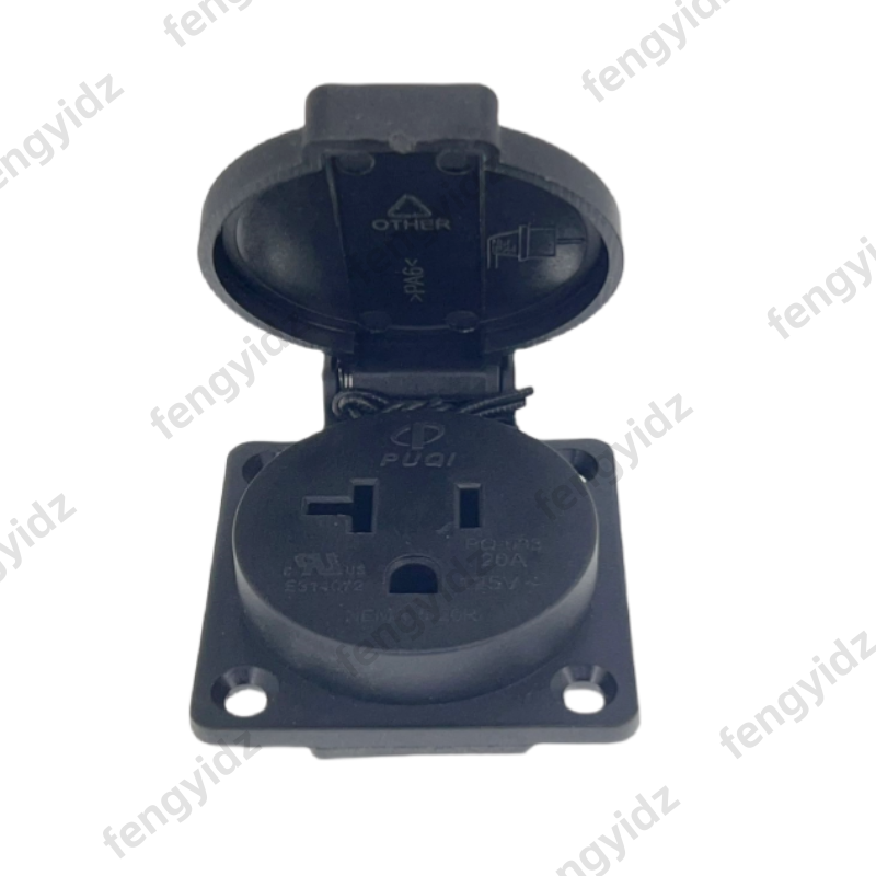 Czarny 125V 15A 20A IP44 CE am – Outdoor Lighting No Outlet recenzja i cena