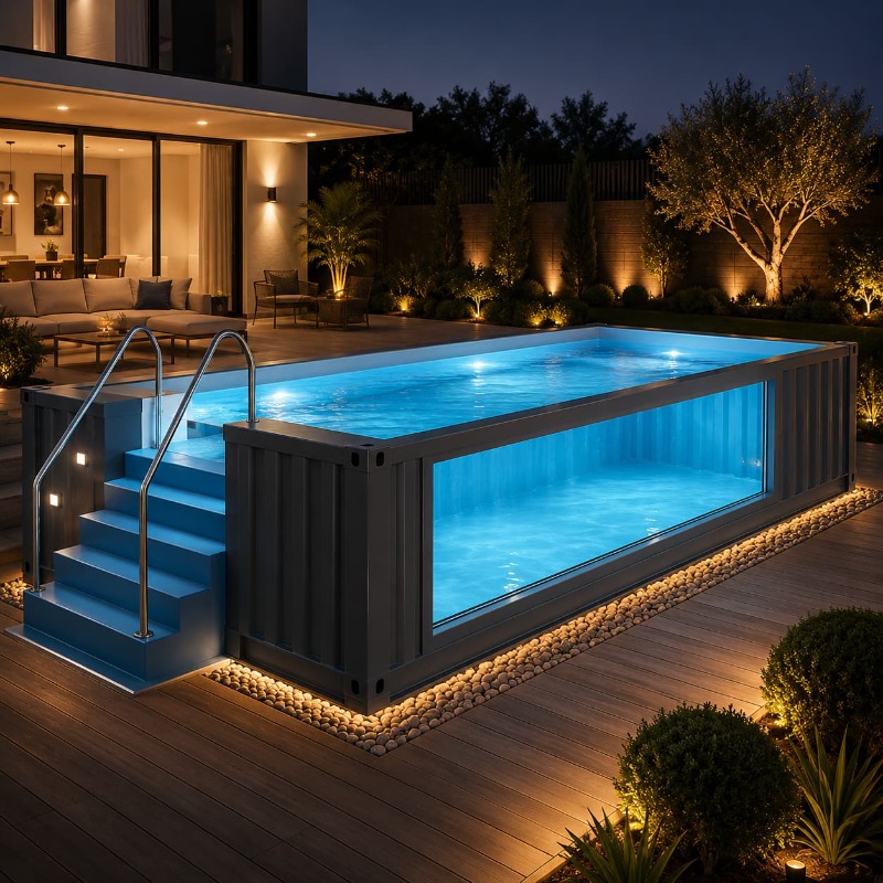 Basen z kontenera, basen z kon – Outdoor Lighting No Outlet recenzja i cena