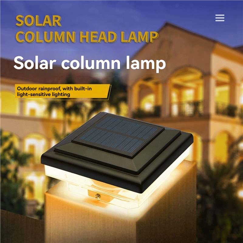 Lampa solarna na słupek A19F-2 – Post Cap Light recenzja i cena