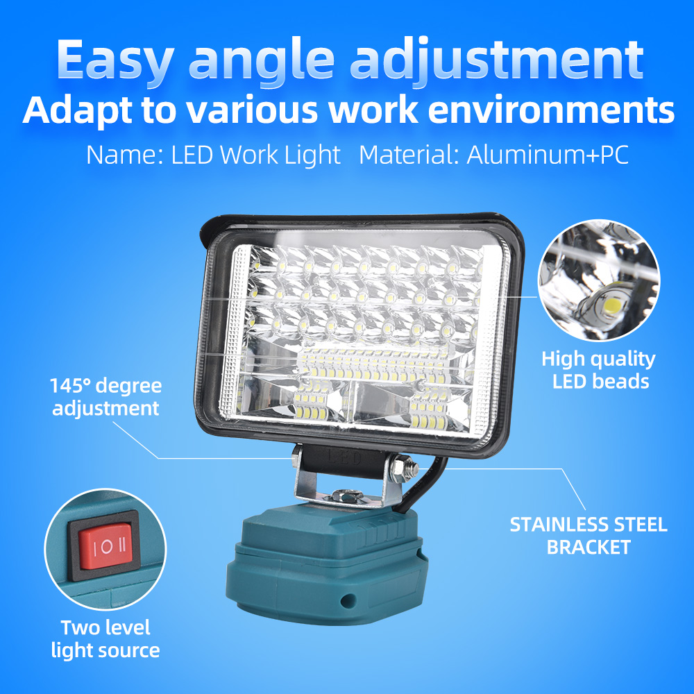 Lampa robocza LED 18V do Makit – Outdoor Lighting Milwaukee recenzja i cena