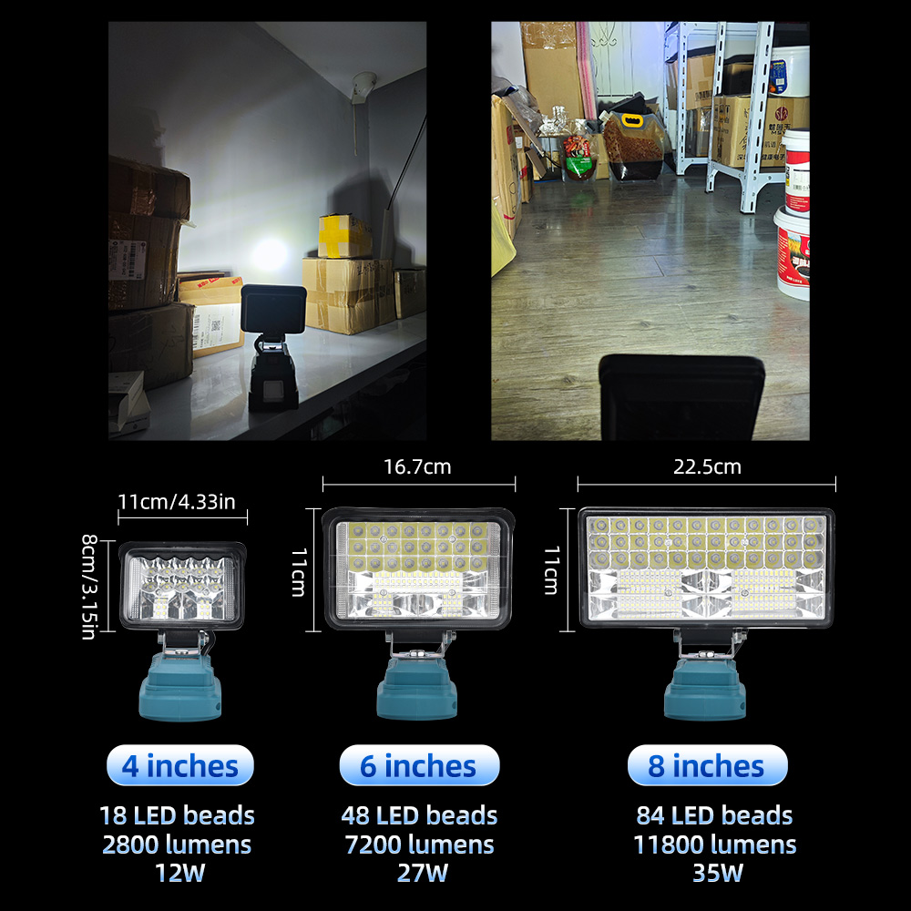 Lampa robocza LED 18V do Makit – Outdoor Lighting Milwaukee recenzja i cena