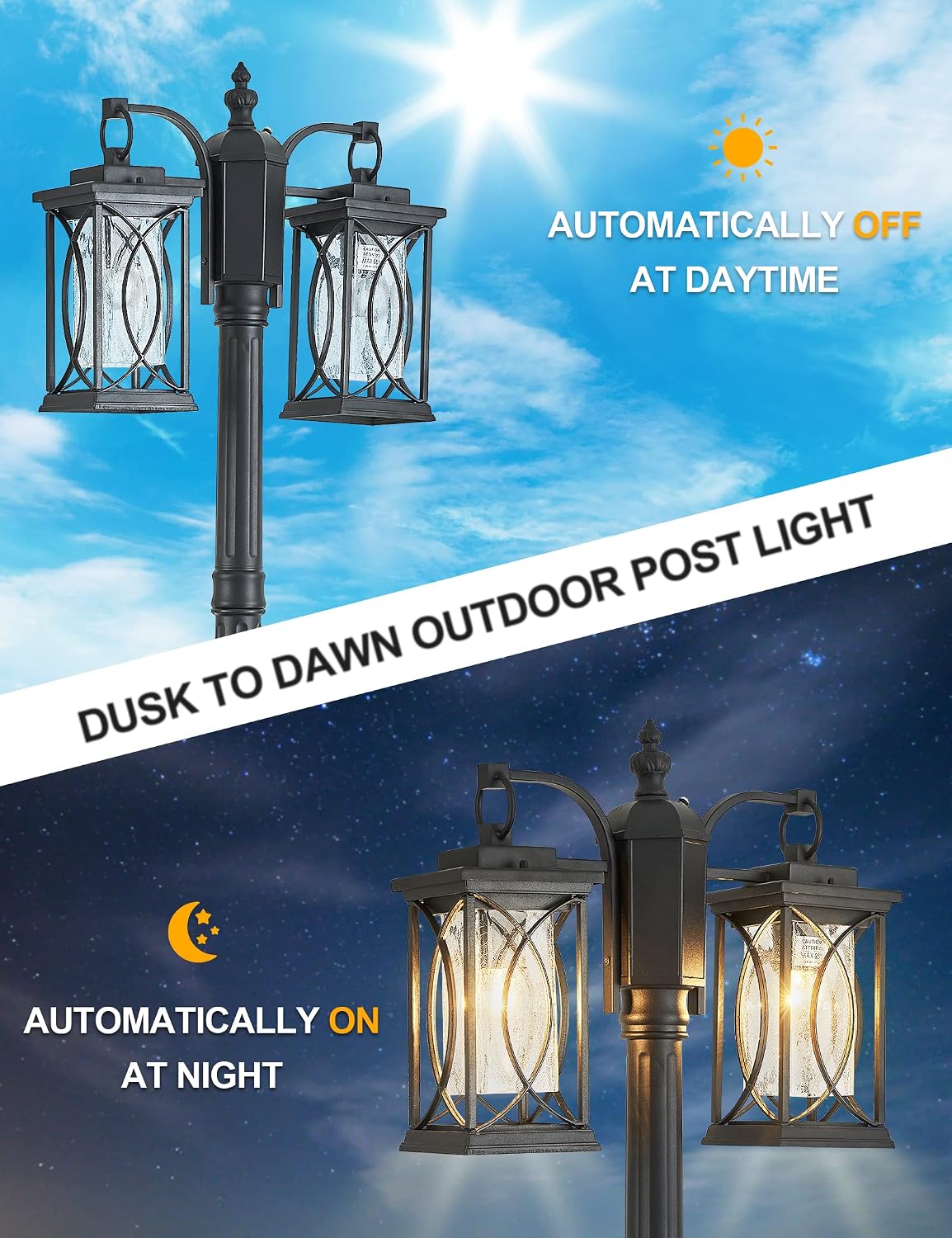 Zewnętrzna lampa uliczna z czu – Outdoor Lighting No Outlet recenzja i cena