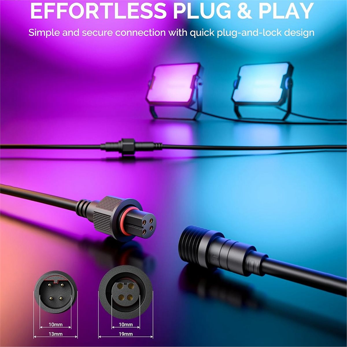 HAPPY DIAN! Przedłużacz 3m do  – Outdoor Lighting Extension Cord recenzja i cena