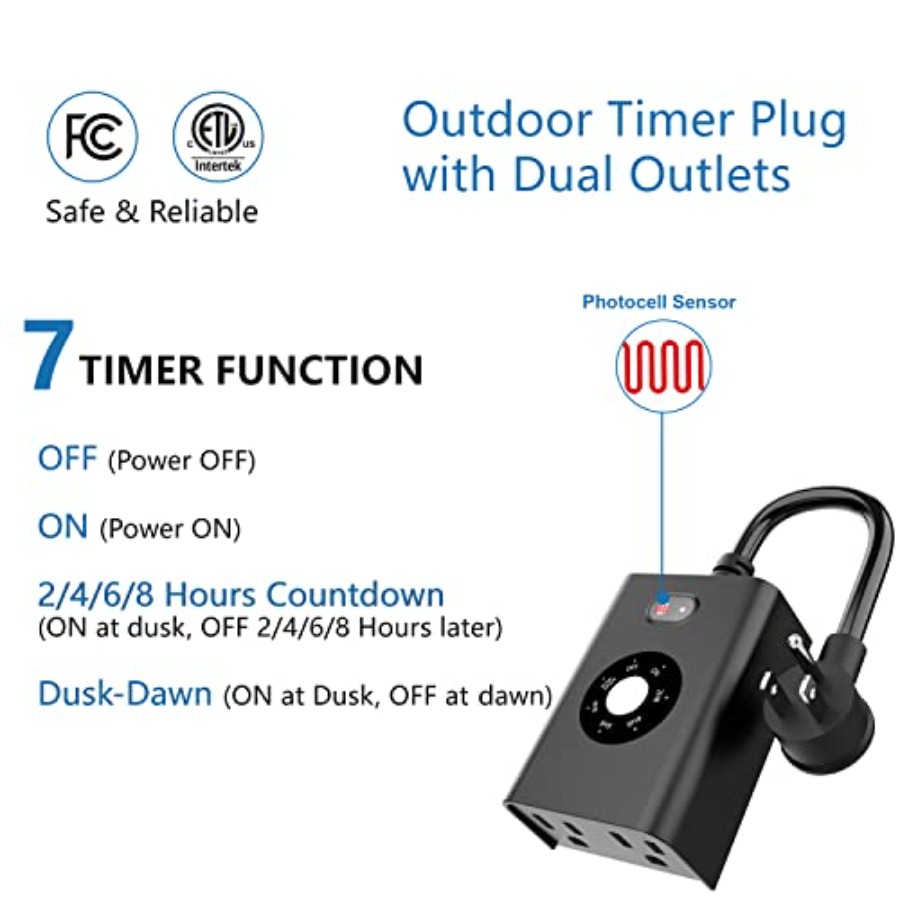 Zewnętrzny czujnik czasowy do  – Outdoor Lighting No Outlet recenzja i cena