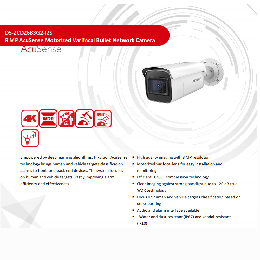 Kamera IP Hikvision DS-2CD2683 – Outdoor Lighting No Electricity recenzja i cena