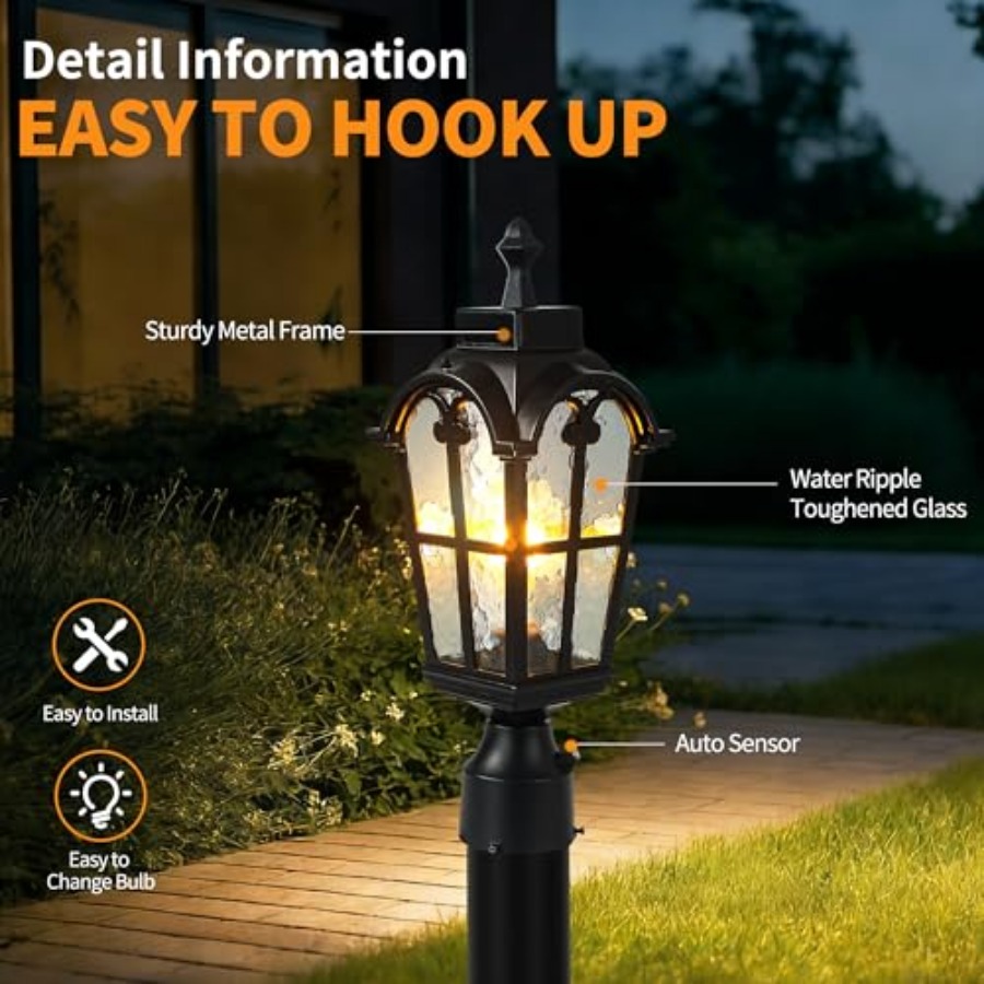 Zewnętrzne lampy słupkowe z cz – Outdoor Lighting Battery recenzja i cena