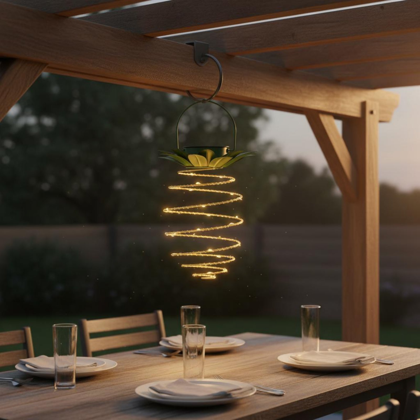 2 sztuki Solarnych Lamp Ananas – Outdoor Lighting Battery recenzja i cena