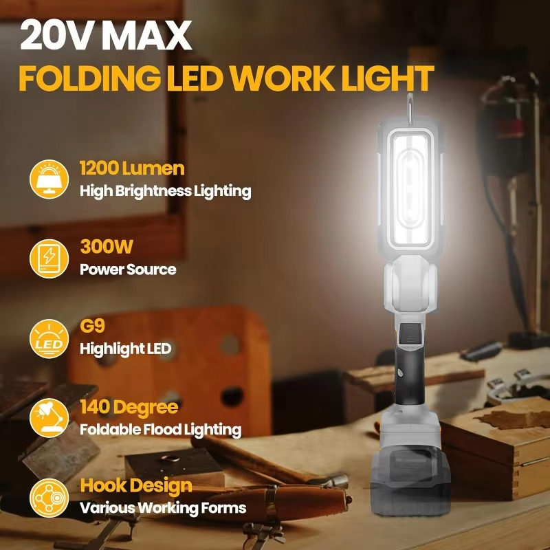 Lampa robocza LED bezprzewodow – Outdoor Lighting Milwaukee recenzja i cena