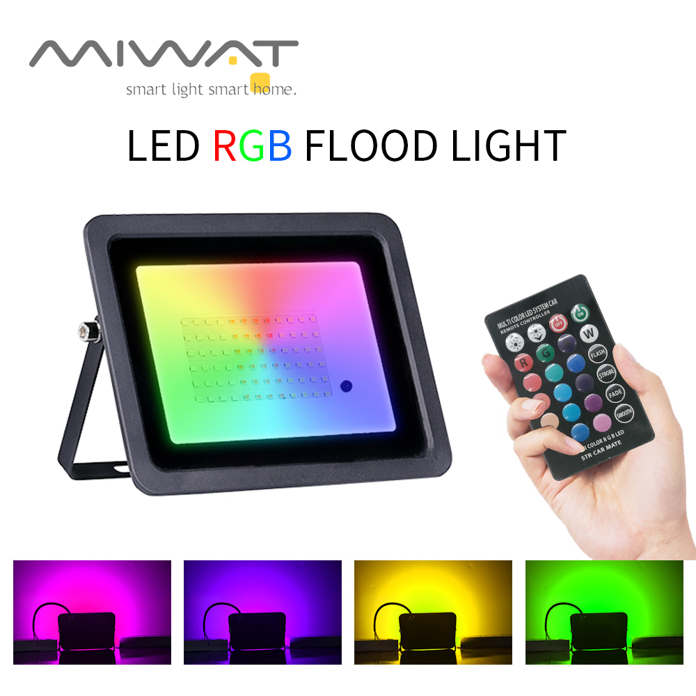 RGB Flood Light 100W 50W 30W 2 – Outdoor Lighting Zigbee recenzja i cena