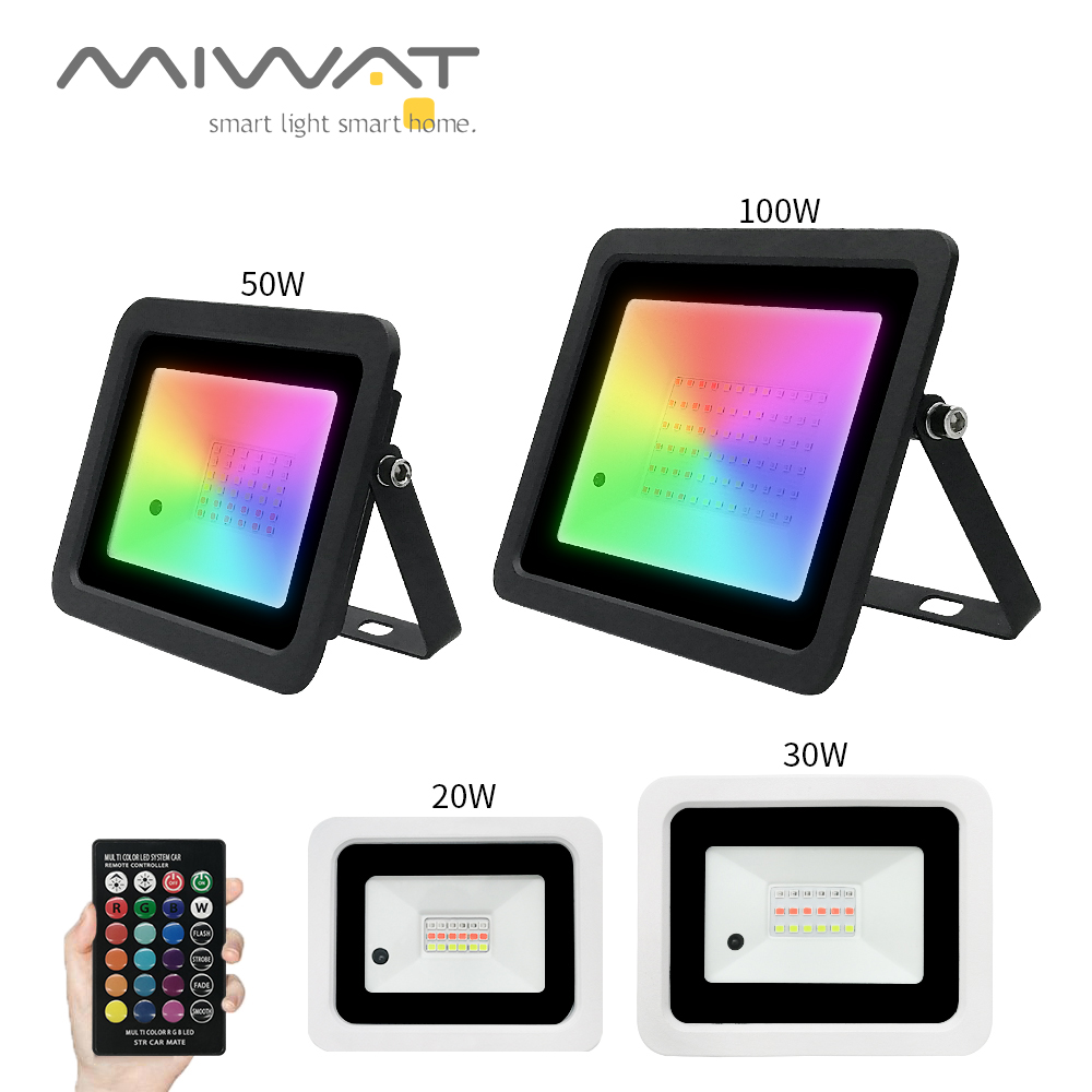 RGB Flood Light 100W 50W 30W 2 – Outdoor Lighting Zigbee recenzja i cena