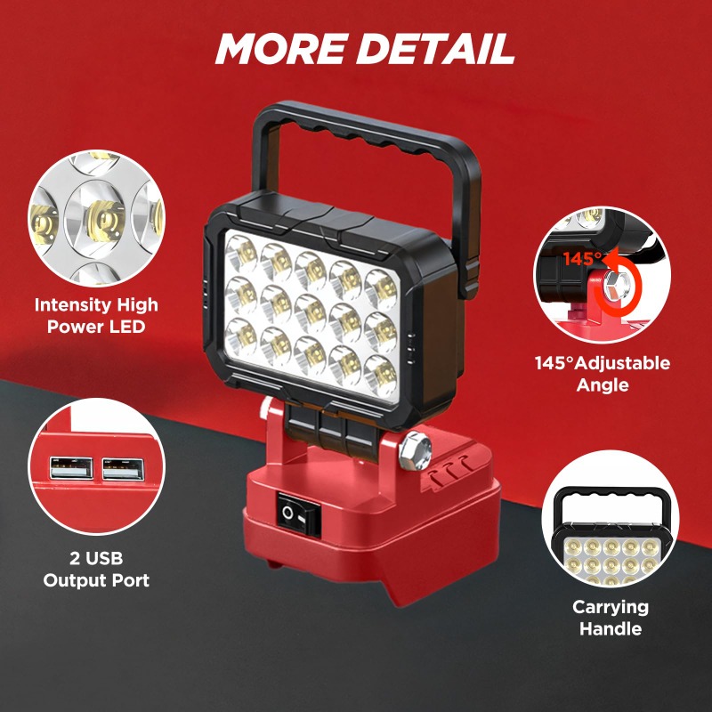 Przenośna lampa robocza do uży – Outdoor Lighting Milwaukee recenzja i cena