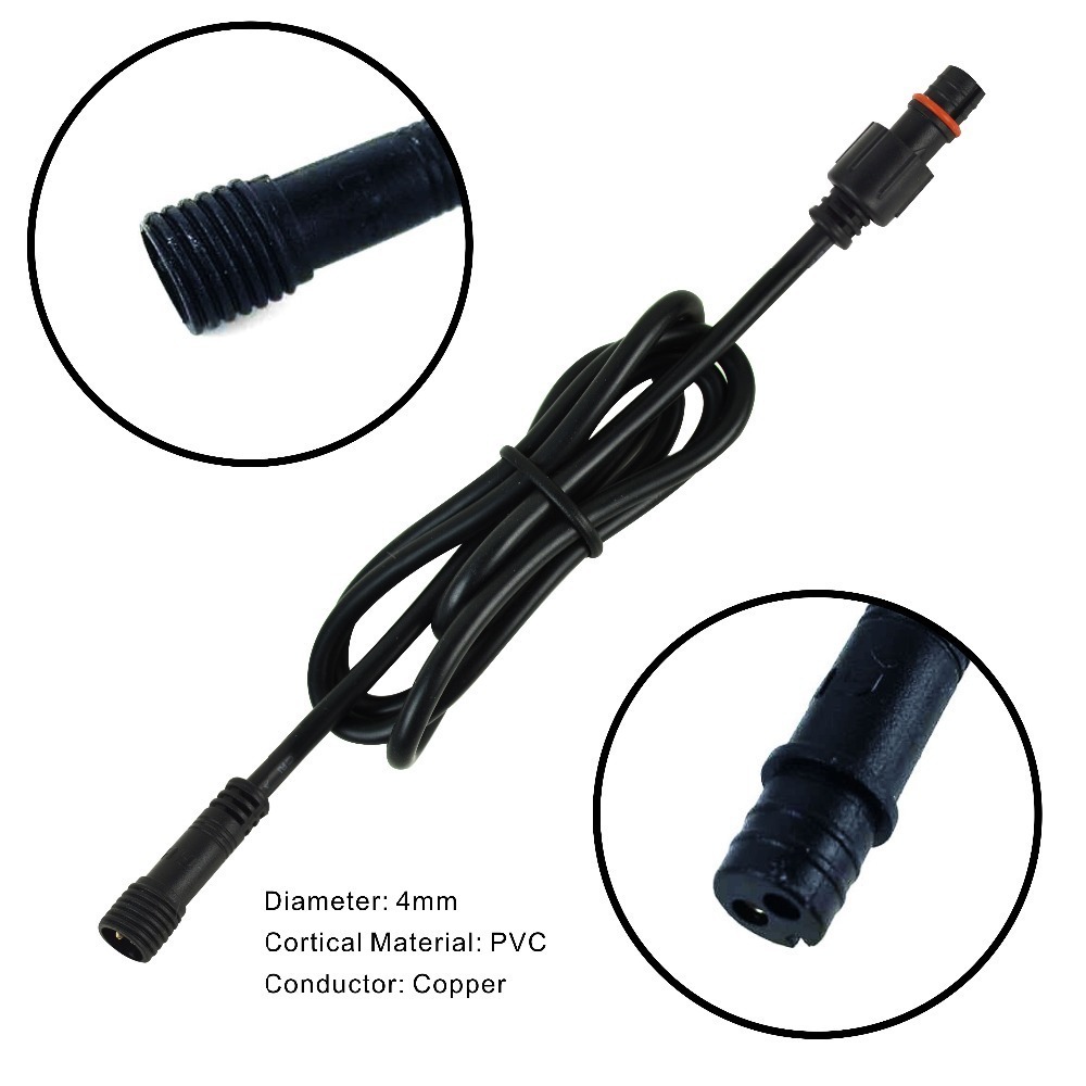 2-pinowy kabel DC LED 1-metrow – Outdoor Lighting Extension Cord recenzja i cena
