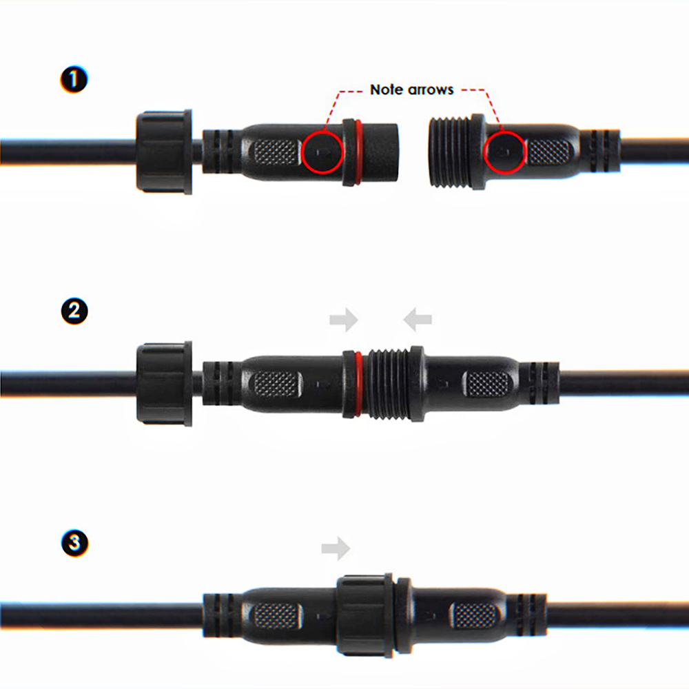 2-pinowy kabel DC LED 1-metrow – Outdoor Lighting Extension Cord recenzja i cena