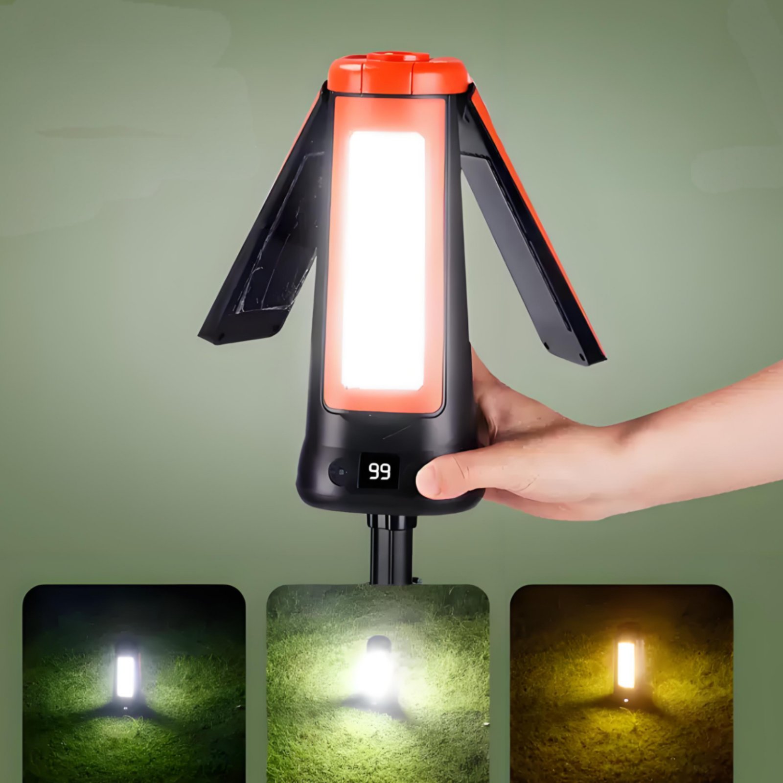 Teleskopowa lampa do namiotu z – Outdoor Lighting Battery recenzja i cena