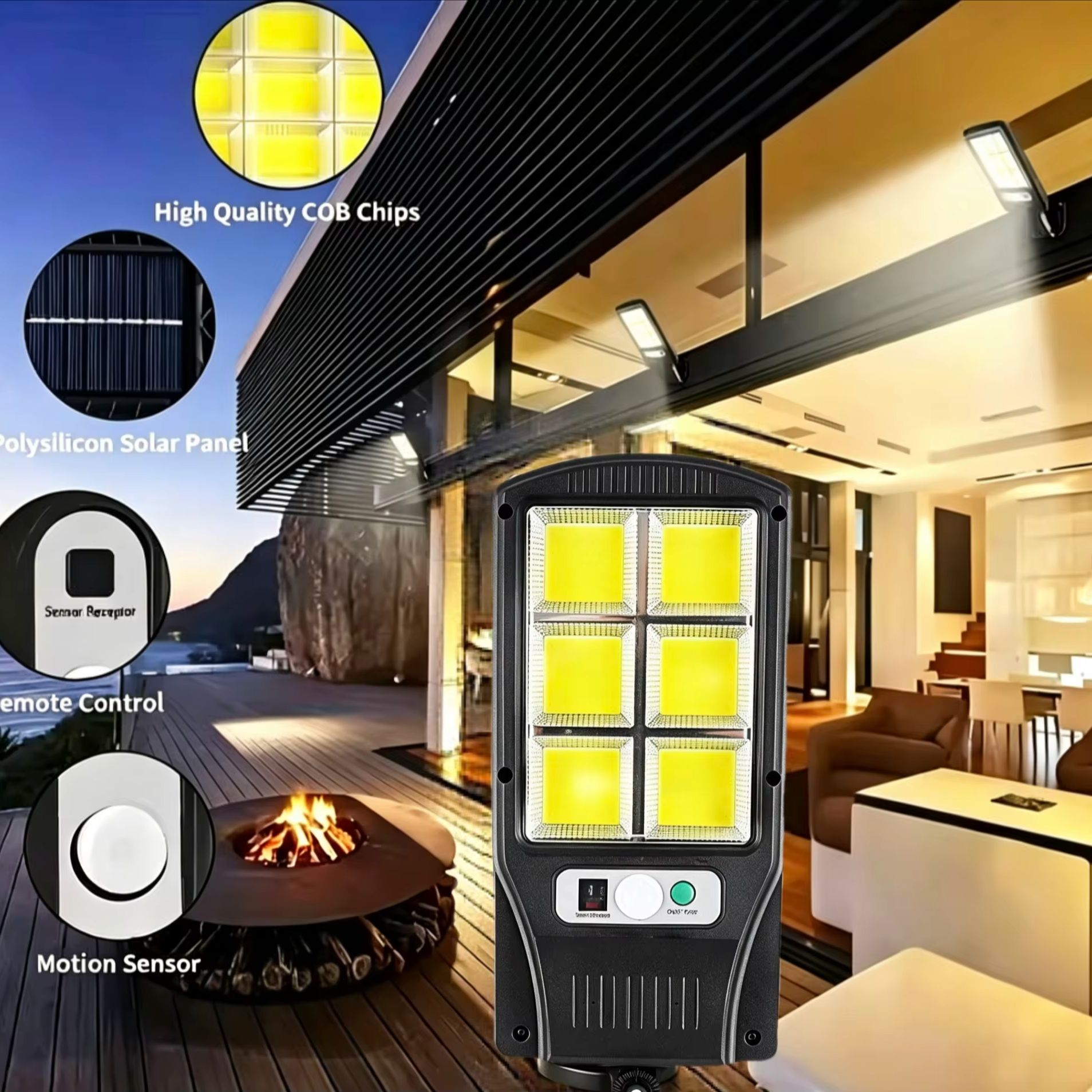 Mocne zewnętrzne lampy solarne – Outdoor Lighting No Electricity recenzja i cena