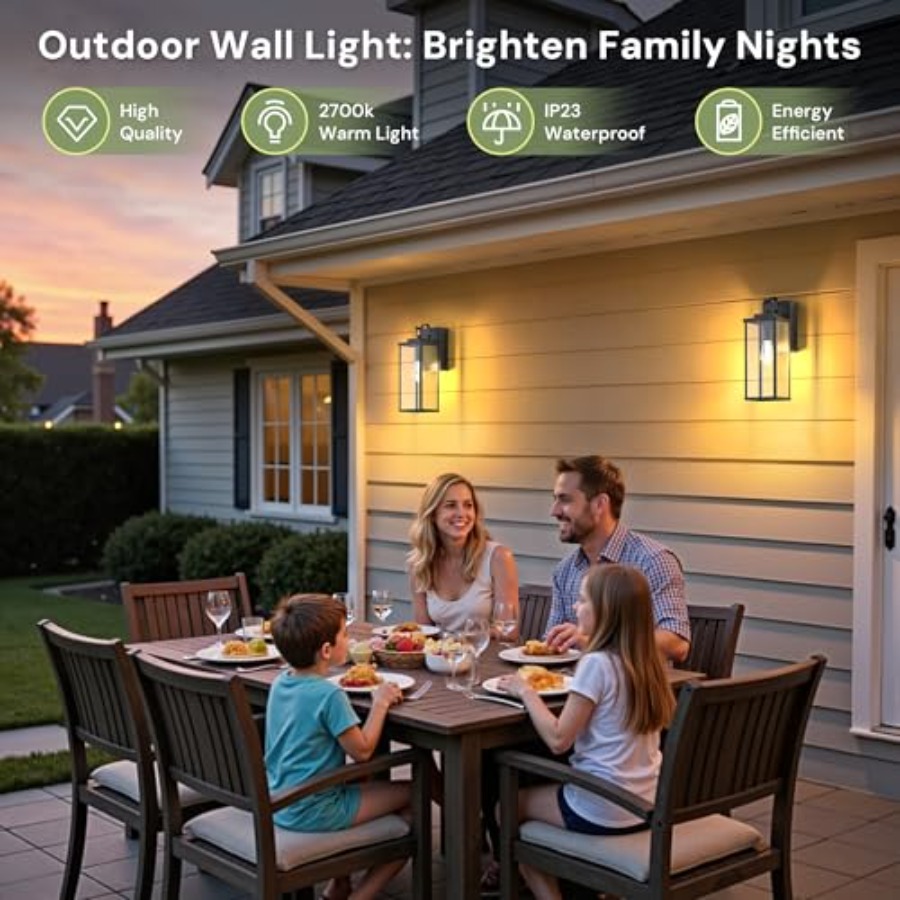 Ulepszone zewnętrzne lampy ści – Outdoor Lighting No Outlet recenzja i cena