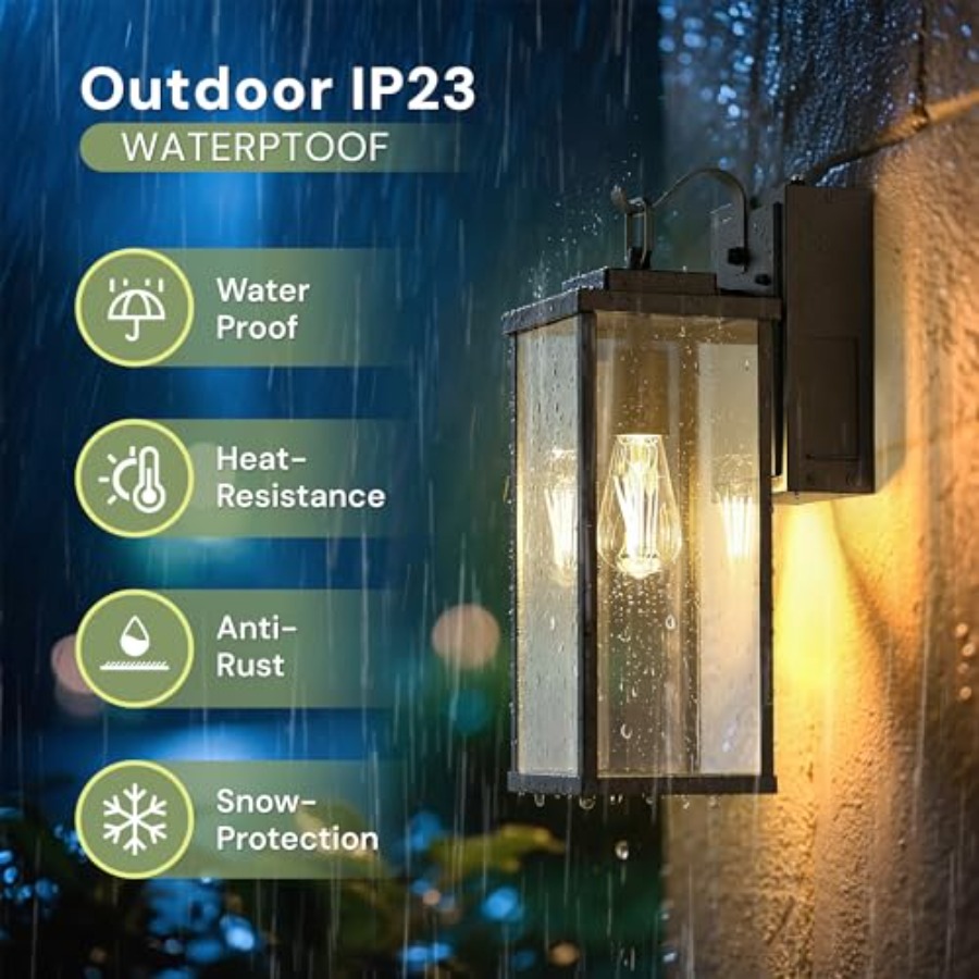 Ulepszone zewnętrzne lampy ści – Outdoor Lighting No Outlet recenzja i cena