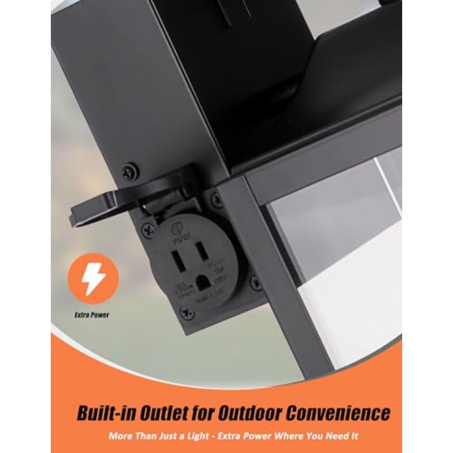 Duża lampa zewnętrzna 19 cali  – Outdoor Lighting No Outlet recenzja i cena