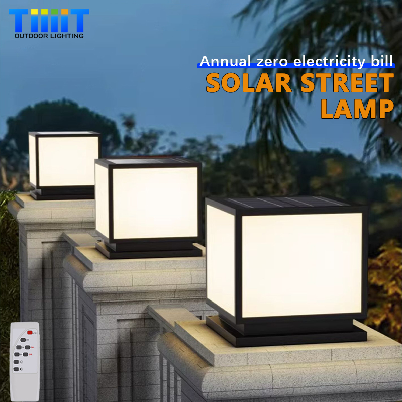 Zewnętrzna lampa solarna LED w – Post Cap Light recenzja i cena