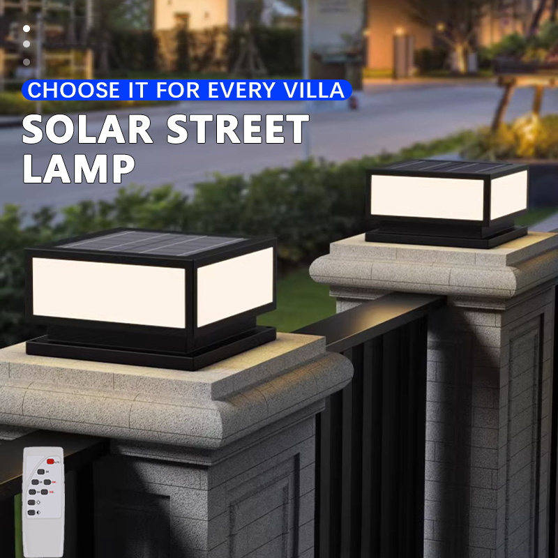 Zewnętrzna lampa solarna LED w – Post Cap Light recenzja i cena