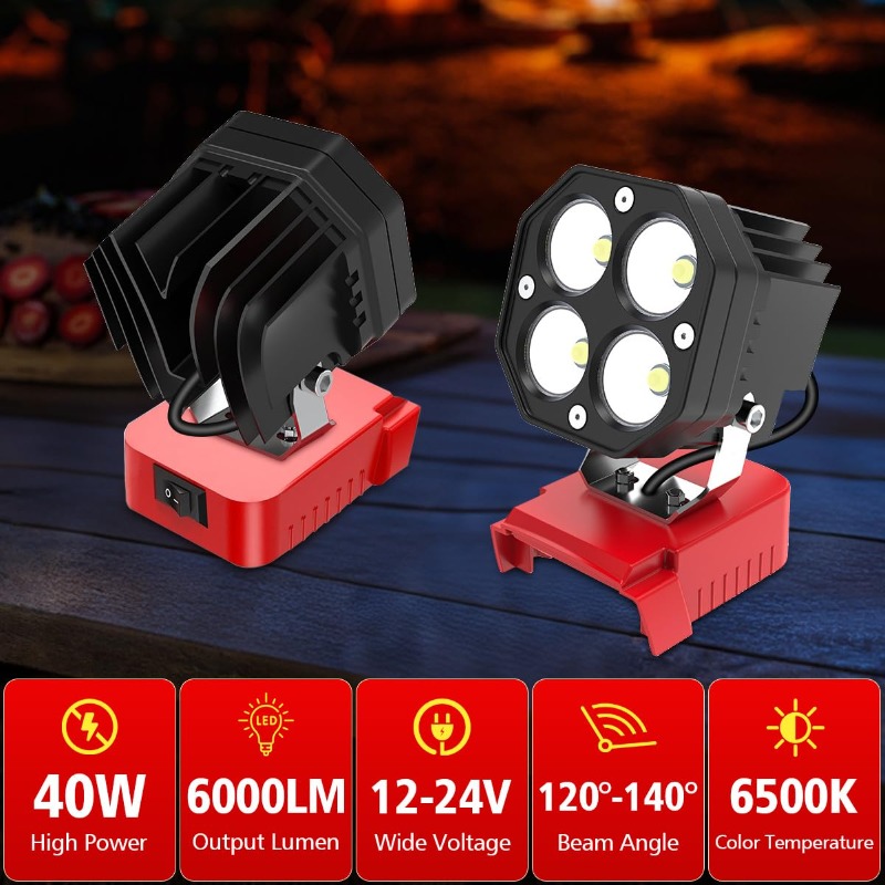 Przenośny bezprzewodowy reflek – Outdoor Lighting Milwaukee recenzja i cena