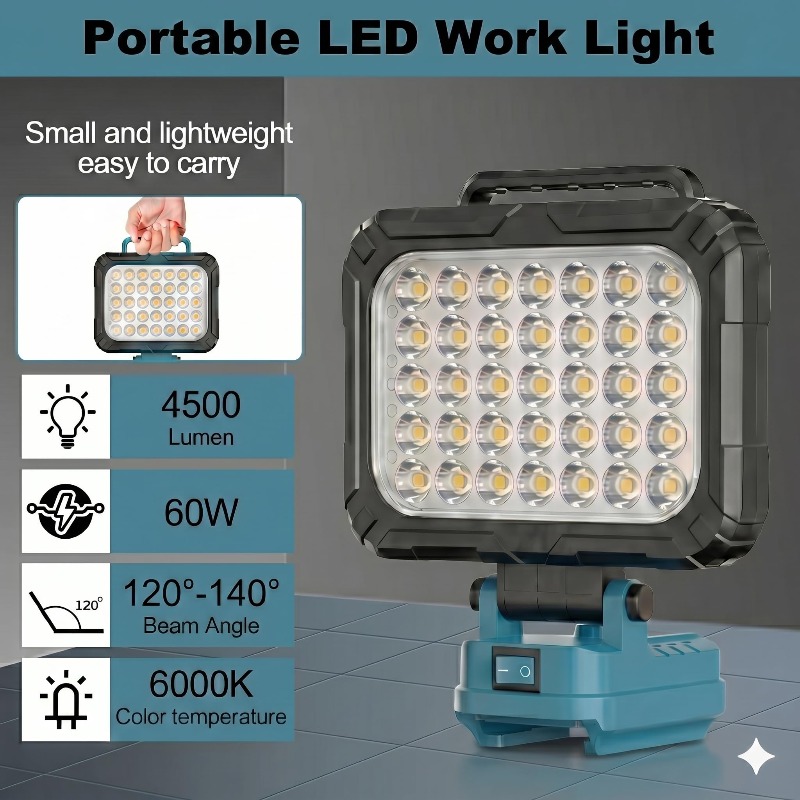 Bezprzewodowy reflektor budowl – Outdoor Lighting Milwaukee recenzja i cena