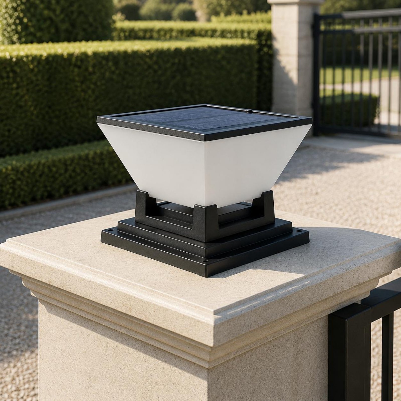 Solarna lampa słoneczna do ogr – Post Cap Light recenzja i cena